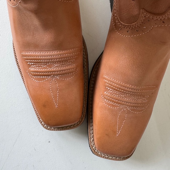 Twisted X Floral Ruff Stock Western Performance Boots | Size 7 | Like New - Picture 5 of 7